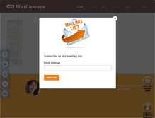 Tablet Screenshot of mediaworxdigital.co.za